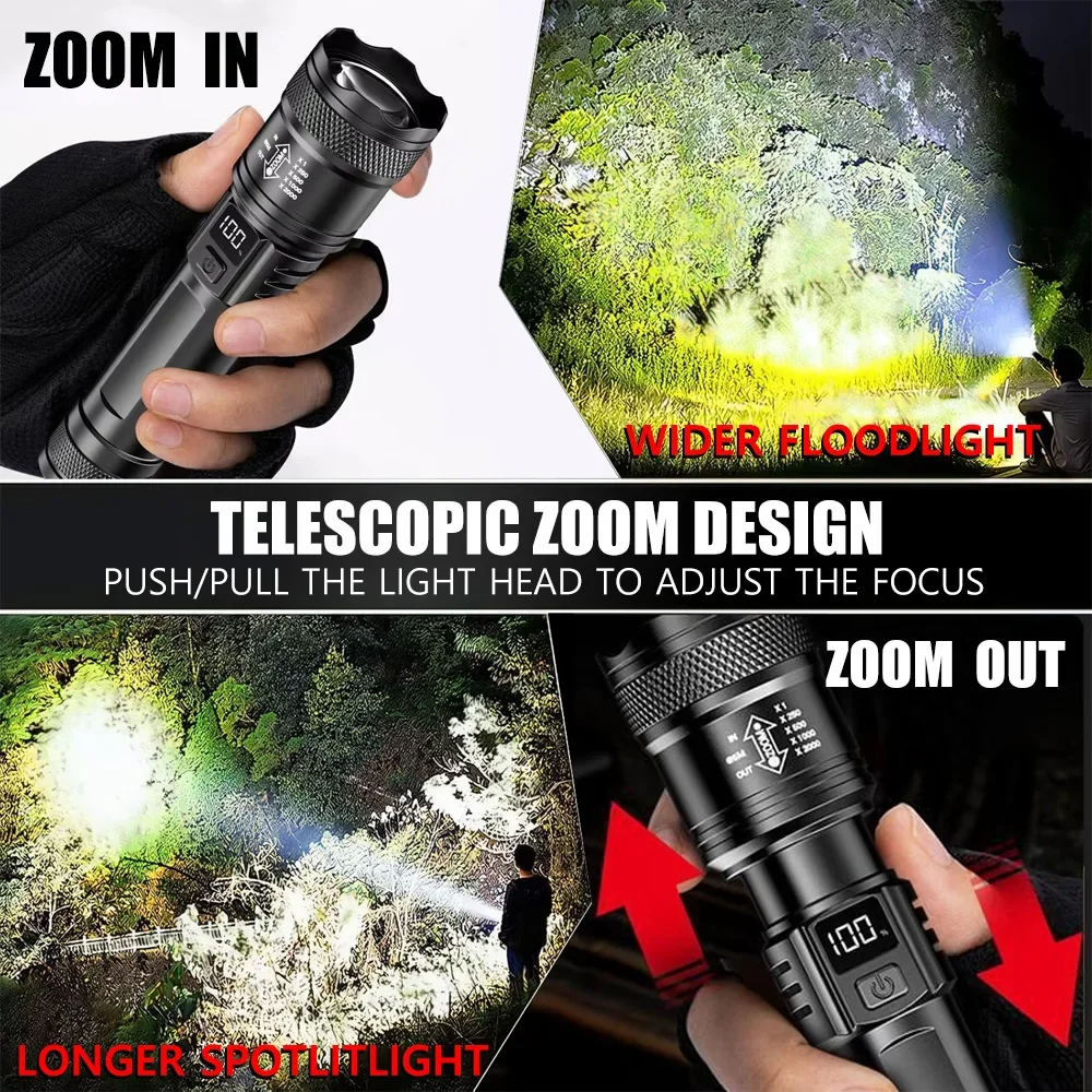 Rechargeable LED Flashlight Zo - Outdoor Lighting Ideas avis et prix