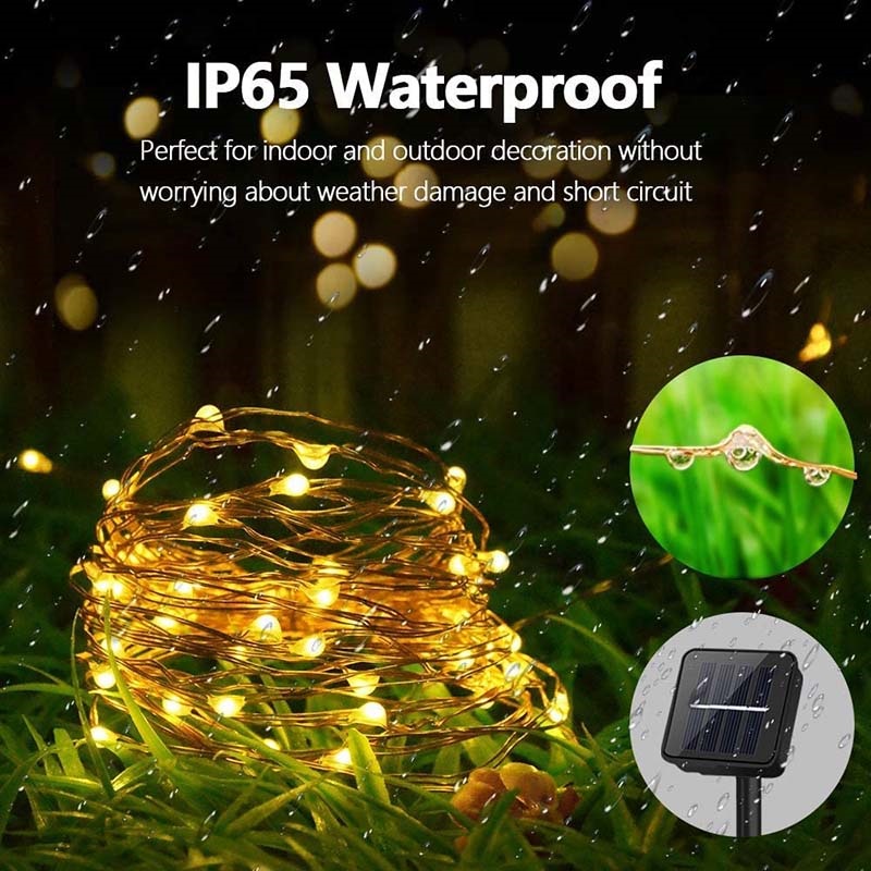 Outdoor LED Solar Fairy String - Outdoor Lighting No Wiring avis et prix