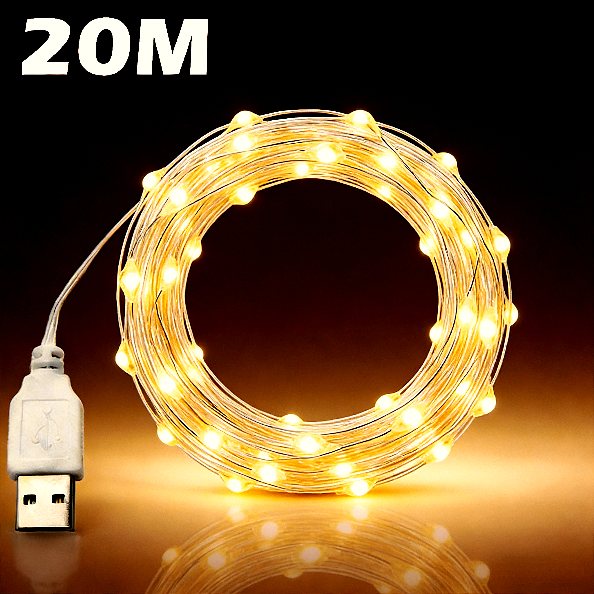 20meter USB Led Fairy Lights C - Outdoor Lighting No Wiring avis et prix