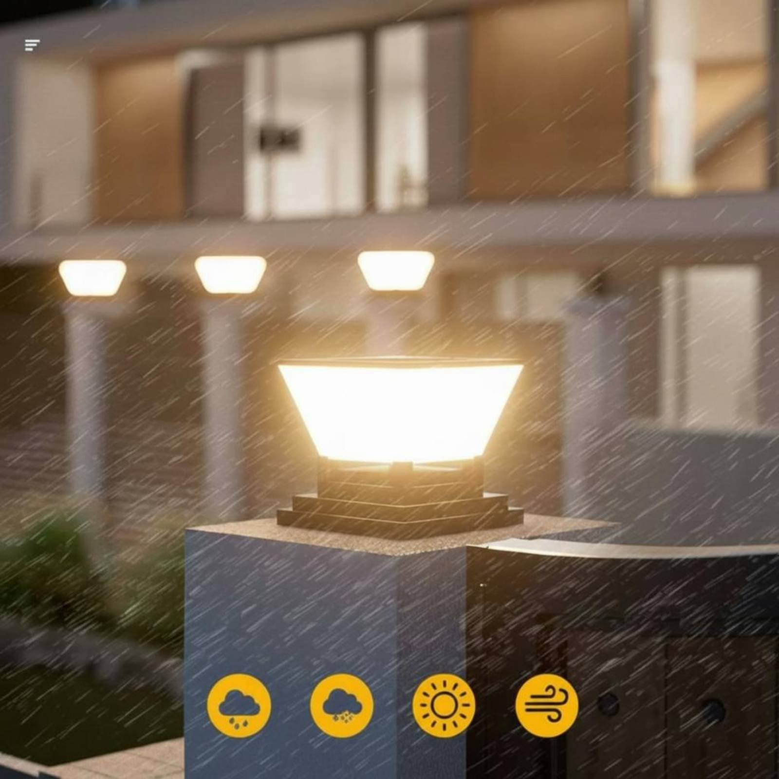 Solar Post Light Water Resista - Post Cap Light avis et prix