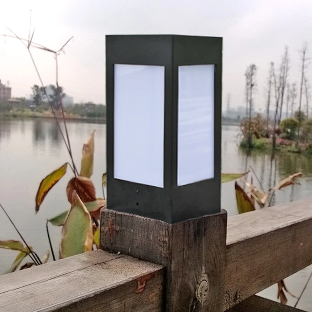 1-4PC Solar Fence Post LED Cap - Post Cap Light avis et prix